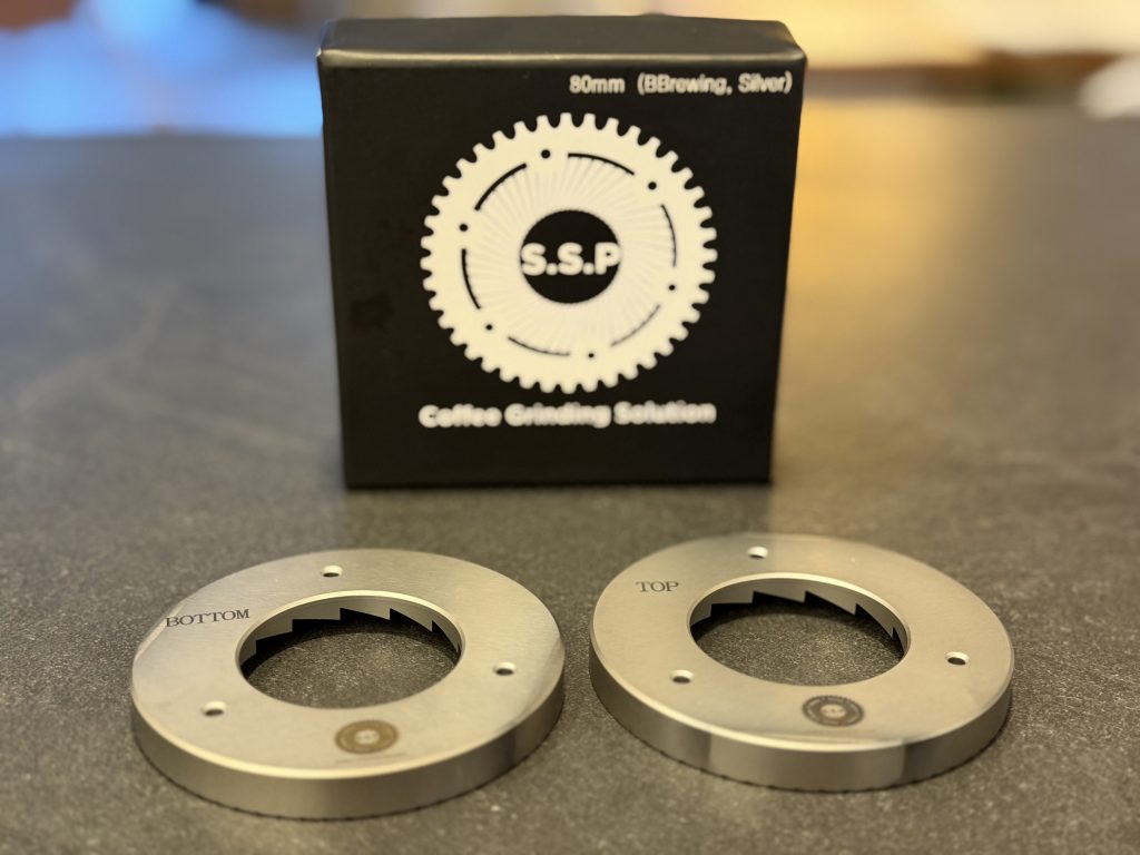 SSP Brew Burrs - 80mm Mahlscheiben im Test